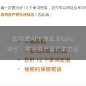 比特派APP地址 Bitpie钱包：数字资产管理助力者