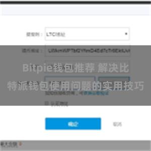 Bitpie钱包推荐 解决比特派钱包使用问题的实用技巧