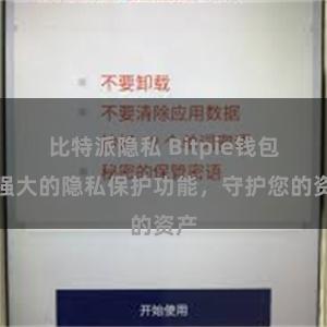 比特派隐私 Bitpie钱包：强大的隐私保护功能，守护您的资产