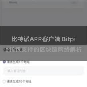 比特派APP客户端 Bitpie钱包支持的区块链网络解析