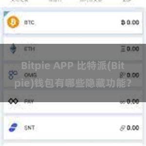 Bitpie APP 比特派(Bitpie)钱包有哪些隐藏功能？