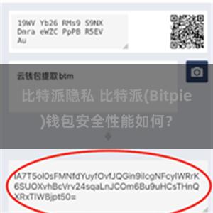 比特派隐私 比特派(Bitpie)钱包安全性能如何？