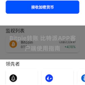 Bitpie转账 比特派APP客户端使用指南